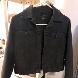 Teen black jean jacket